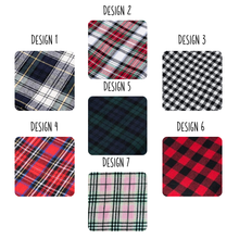 Load image into Gallery viewer, Flannel Adjustable Dog Scarf - 7 color choices FREE PERSONALIZATION