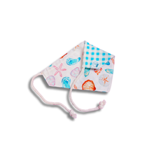 Load image into Gallery viewer, Findings of Folly reversible dog bandana with soft macrame cord tie closure. Free Personalization available