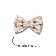 Load image into Gallery viewer, Carrots bow tie made with Alligator hair clip, over the collar or elastic headband (2 sizes available)
