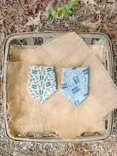 Load image into Gallery viewer, Autumn Operations reversible dog bandana with soft macrame cord tie closure. Free Personalization available