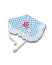 Load image into Gallery viewer, USA Bow Applique Machine Embroidered Dog Bandana with Soft Macrame Cord Tie Closure