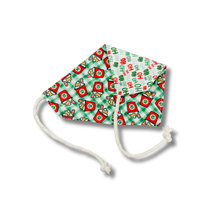Load image into Gallery viewer, Christmas pup cups and hohoho reversible dog bandana with soft macrame cord tie closure FREE Personalization