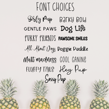 Load image into Gallery viewer, Denim and Lace Dog Bandana with Soft Macrame Cord Tie Closure- FREE PERSONALIZATION