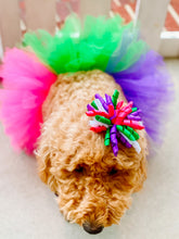 Load image into Gallery viewer, Bright Colors Korker Ribbon Hair Bow Made with an Alligator hairclip or elastic headband