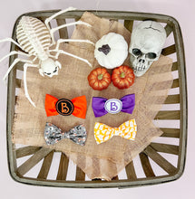 Load image into Gallery viewer, Purple 1.5 in Grosgrain Hair bow Made with an Alligator Hair clip or elastic headband