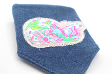 Load image into Gallery viewer, Whale Machine Appliqué Dog Bandana with Soft Macrame Cord Tie Closure