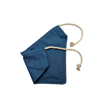 Load image into Gallery viewer, Floral State of South Carolina dog bandana with soft macrame cord tie closure