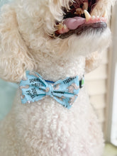 Load image into Gallery viewer, Fall 1 Cotton Prints Bow Tie made with Alligator hair clip or over the collar. Choose Design (2 sizes available)

