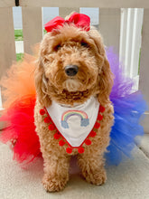 Load image into Gallery viewer, Colors of the Rainbow Dog Tutu
