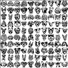 Load image into Gallery viewer, Choose Your Dog Breed and Pom Color Dog Bandana with Soft Macrame Cord Tie Closure FREE personalization
