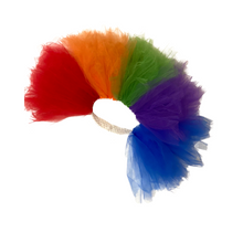 Load image into Gallery viewer, Colors of the Rainbow Dog Tutu
