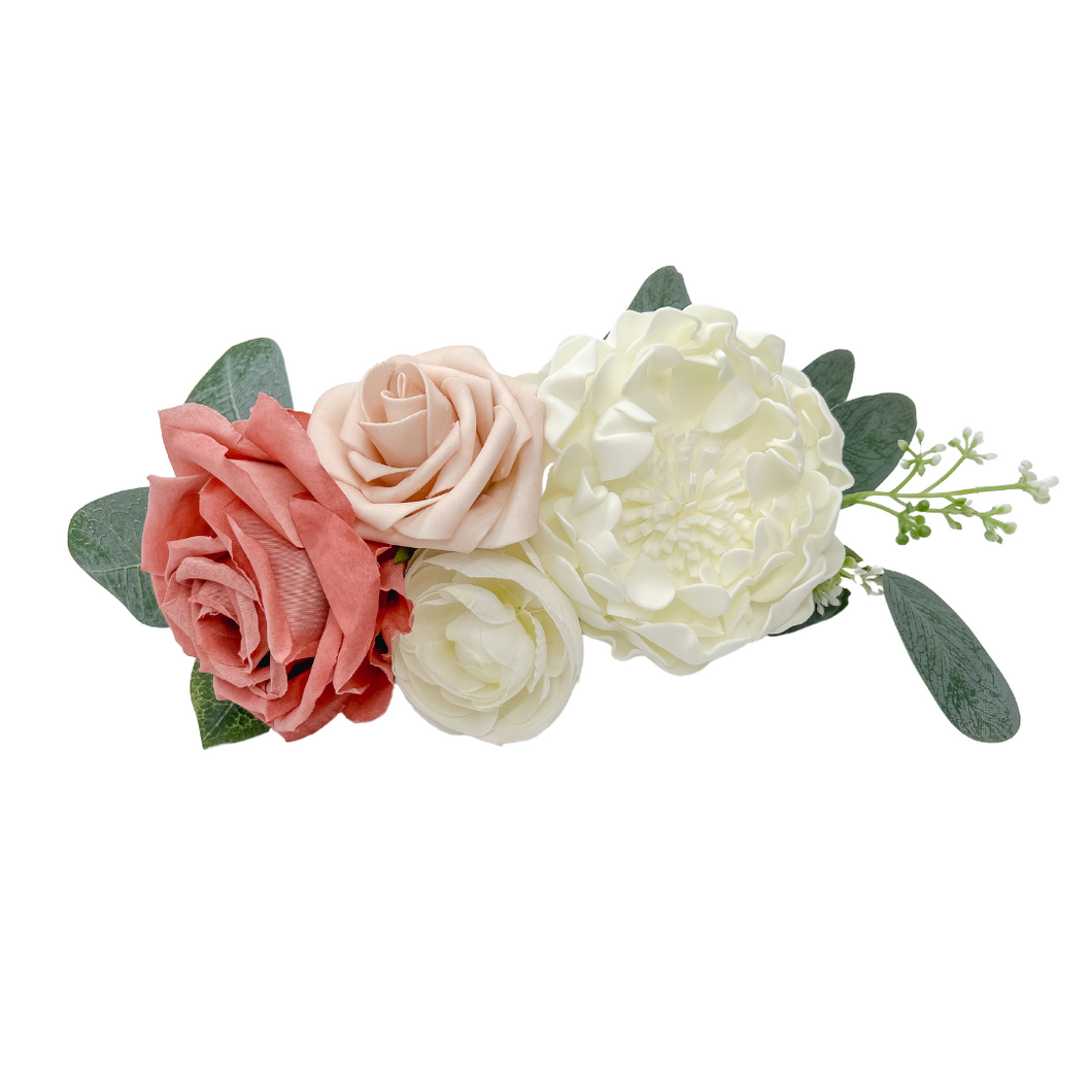 Dusty rose Floral Over the Collar Arrangement 4
