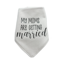 Load image into Gallery viewer, My Humans/ Mom&amp;Dad/ Moms/ Dads Wedding Bandana with soft macrame cord tie closure
