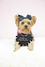 Load image into Gallery viewer, Instagram Influencer Dog bandana with Soft Macrame Cord Tie Closure and FREE personalization
