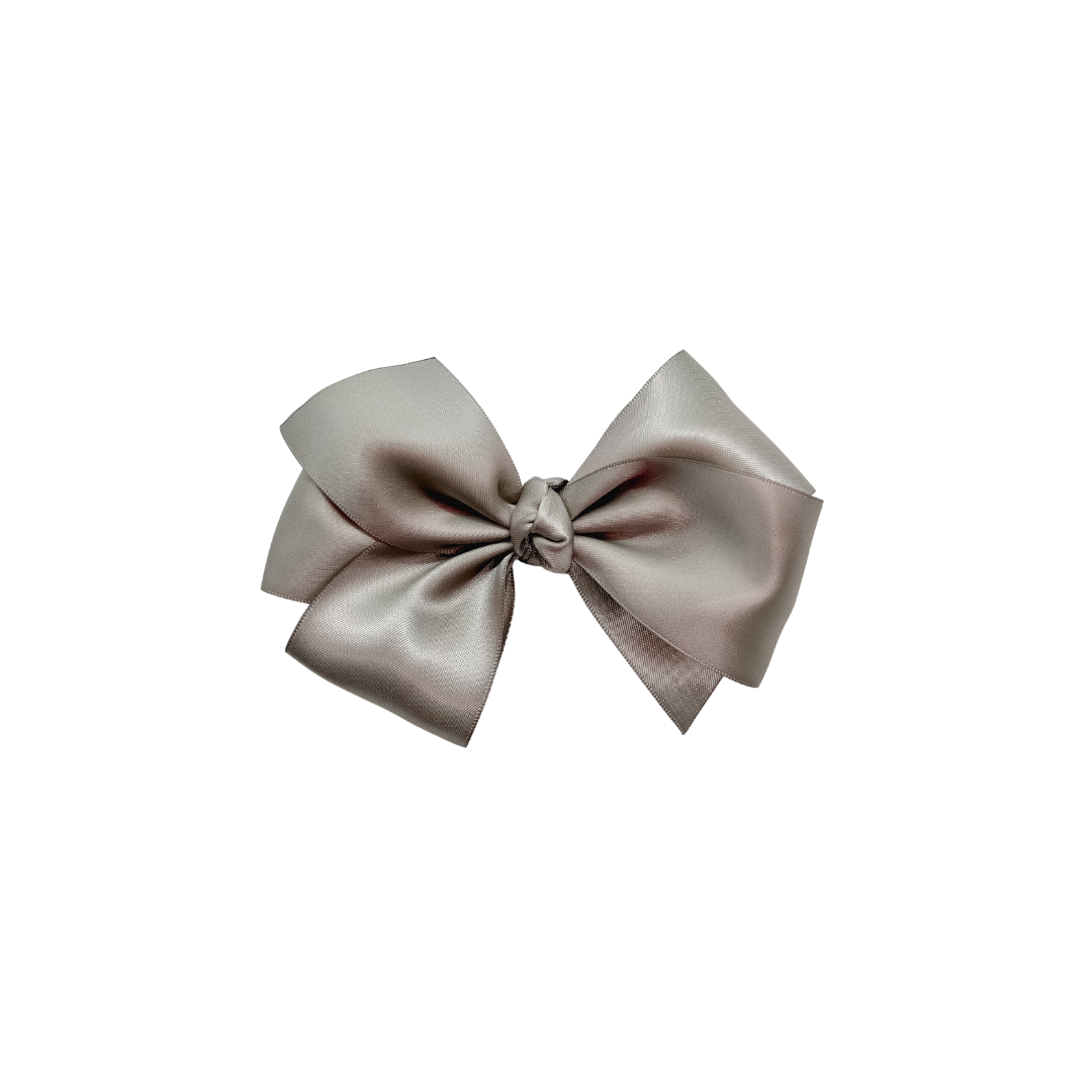 Girls Big hair Bows Big Silver Bow OTT Hair Bow Silver Girls Big hair Bows Big Silver Bow OTT Hair Bow Silver